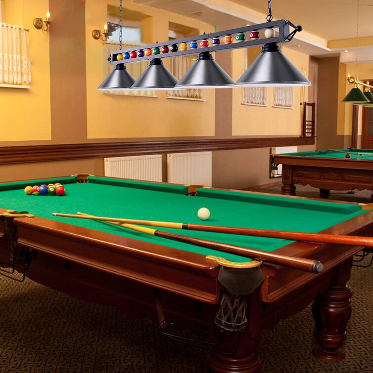 4 light pool table sales lights